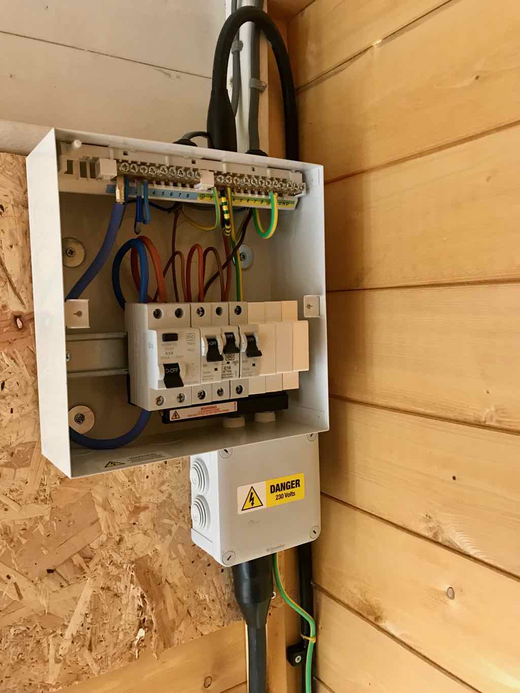 Shed Consumer Unit Wiring