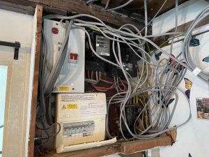 Old consumer unit & new wiring