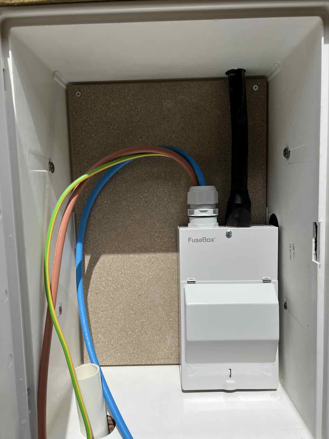 Electrical Meter Cupboard with SWA & Switch Fuse